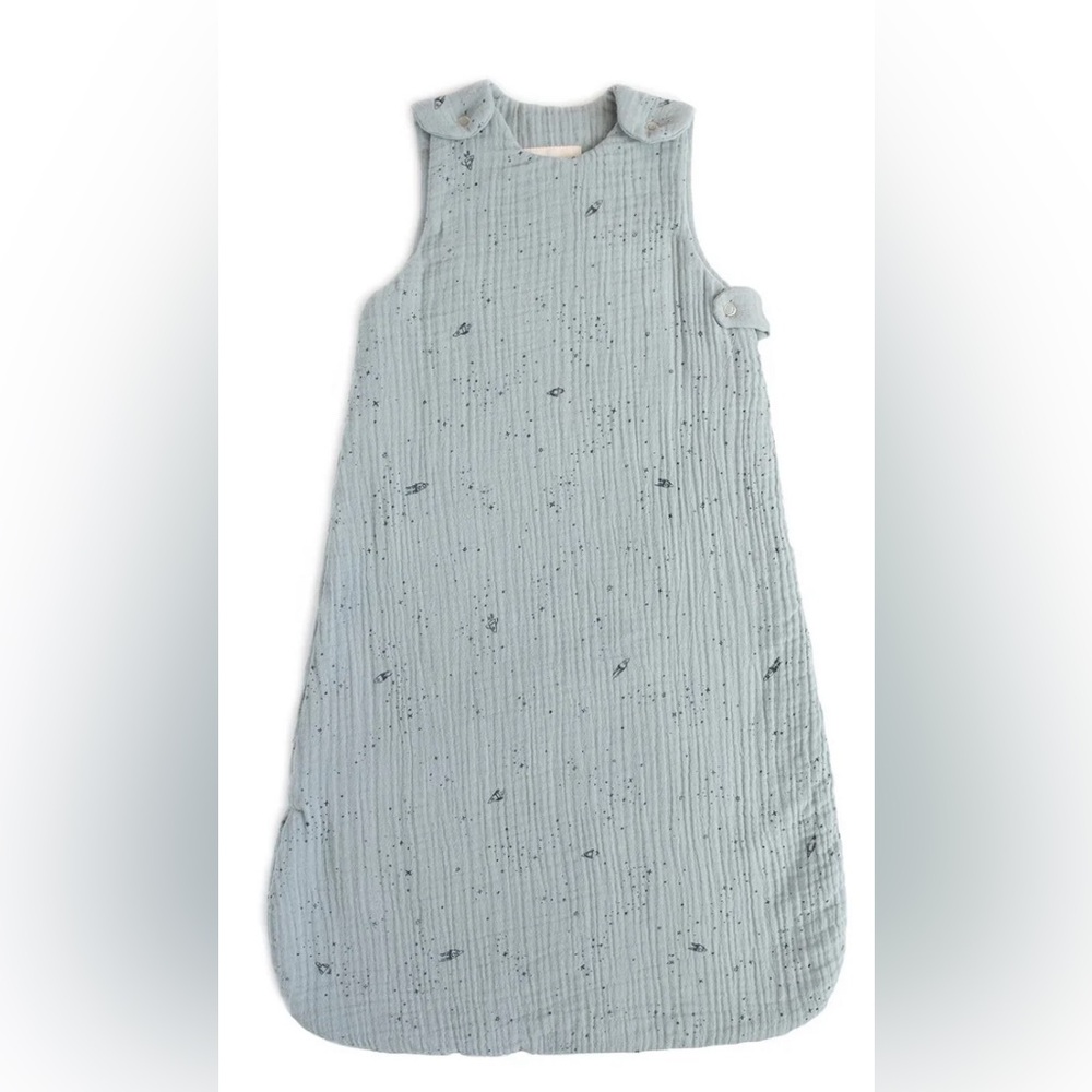 Pehr Muslin Sleep Bag 1.7TOG - Rocketman 0-9 months green